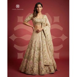 champagne lehenga